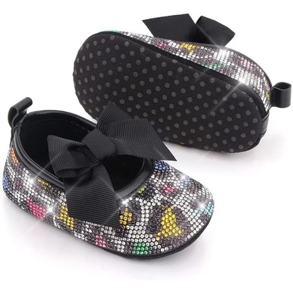 NWT Cute Sparkling Bling Swarovski Rhinestone Baby Girl Princess Shoes +… - Picture 10 of 16